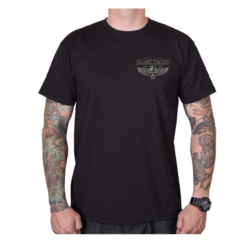 Black Heart Blue Chopper férfi póló