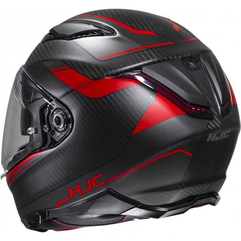 HJC F70 Carbon Ubis MC1SF zárt bukósisak fekete-piros