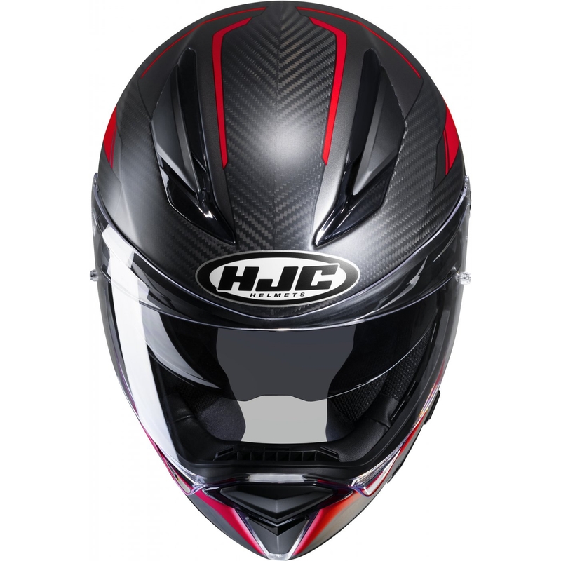 HJC F70 Carbon Ubis MC1SF zárt bukósisak fekete-piros
