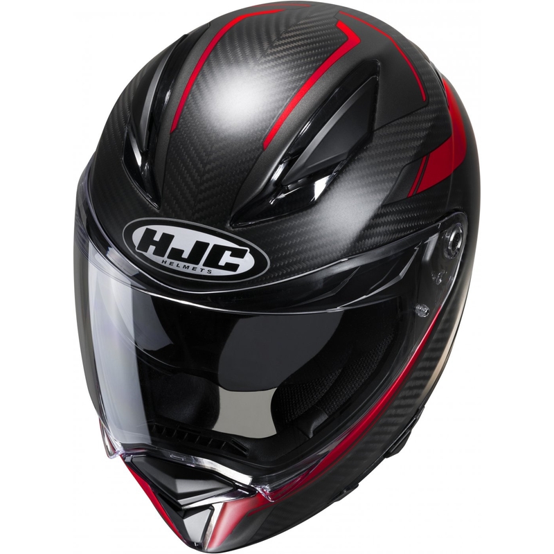 HJC F70 Carbon Ubis MC1SF zárt bukósisak fekete-piros