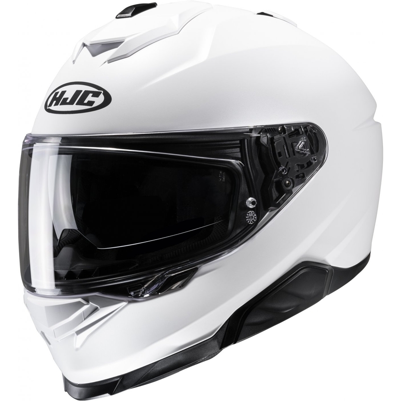 HJC i71 Solid Semi Flat zárt bukósisak gyöngyház fehér