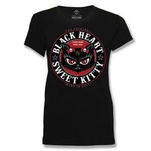 Black Heart Kitty női póló