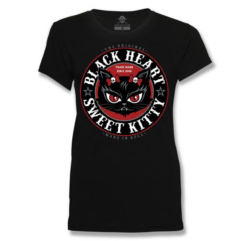 Black Heart Kitty női póló kiárusítás