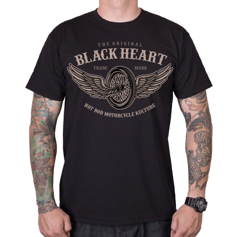 Black Heart Wings férfi póló