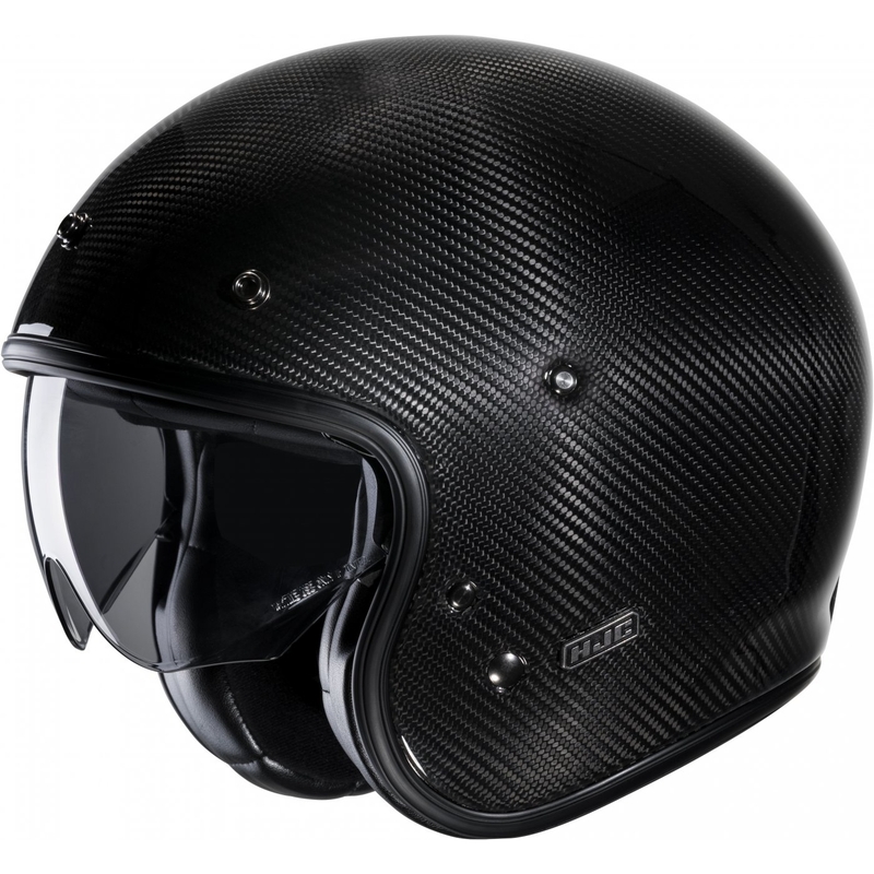 HJC V31 Carbon nyitott bukósisak fekete