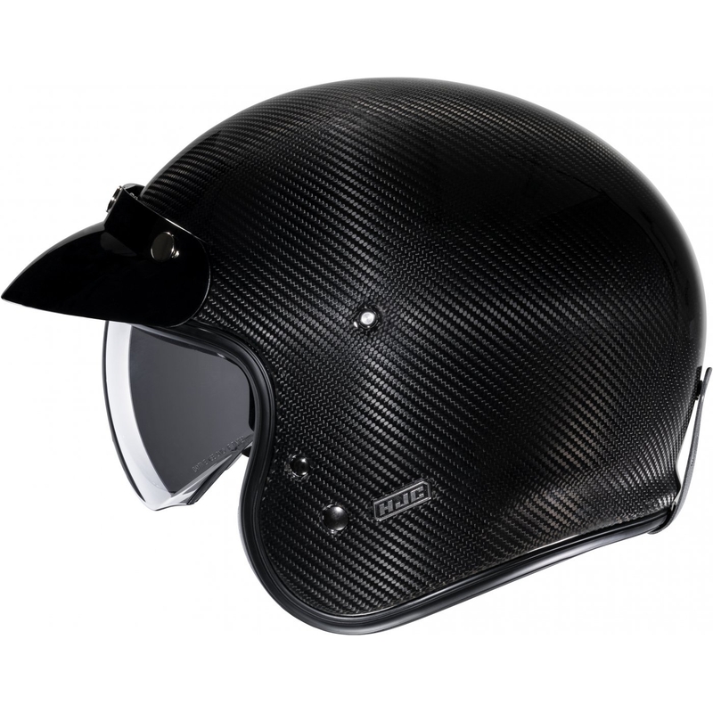 HJC V31 Carbon nyitott bukósisak fekete