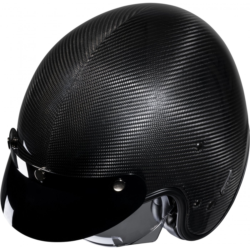 HJC V31 Carbon nyitott bukósisak fekete