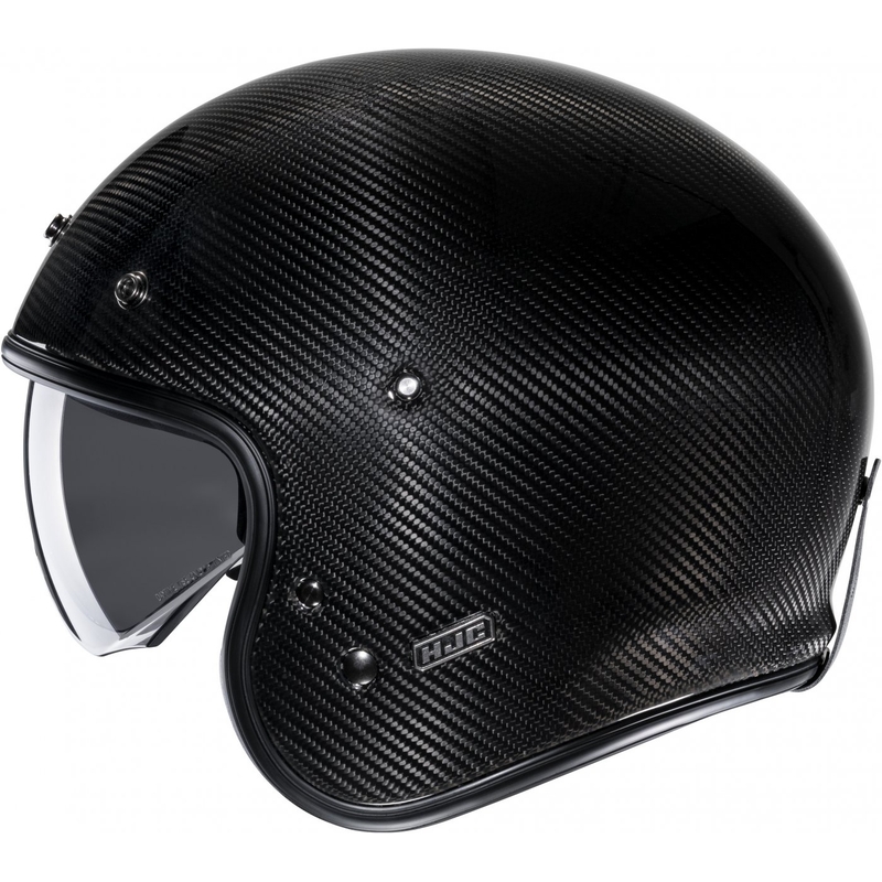HJC V31 Carbon nyitott bukósisak fekete