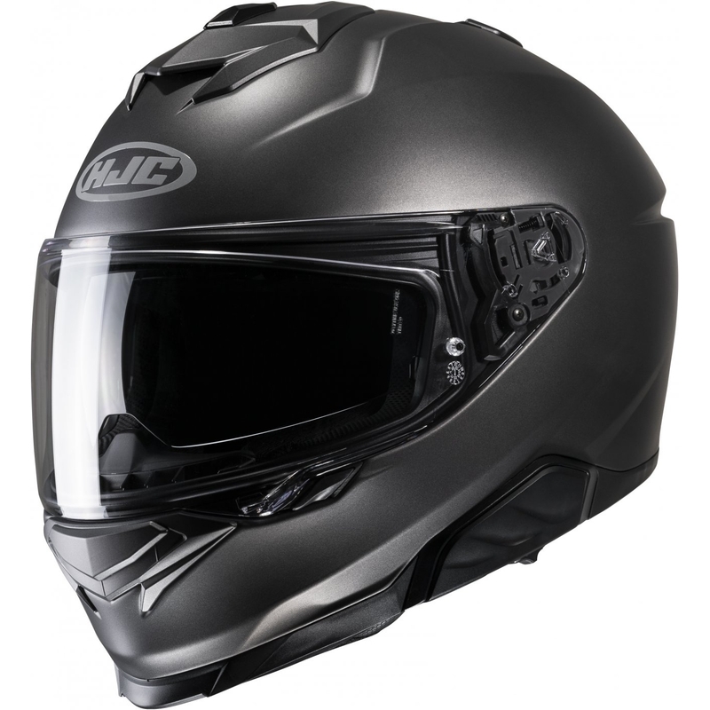 HJC i71 Solid semi flat zárt bukósisak titán
