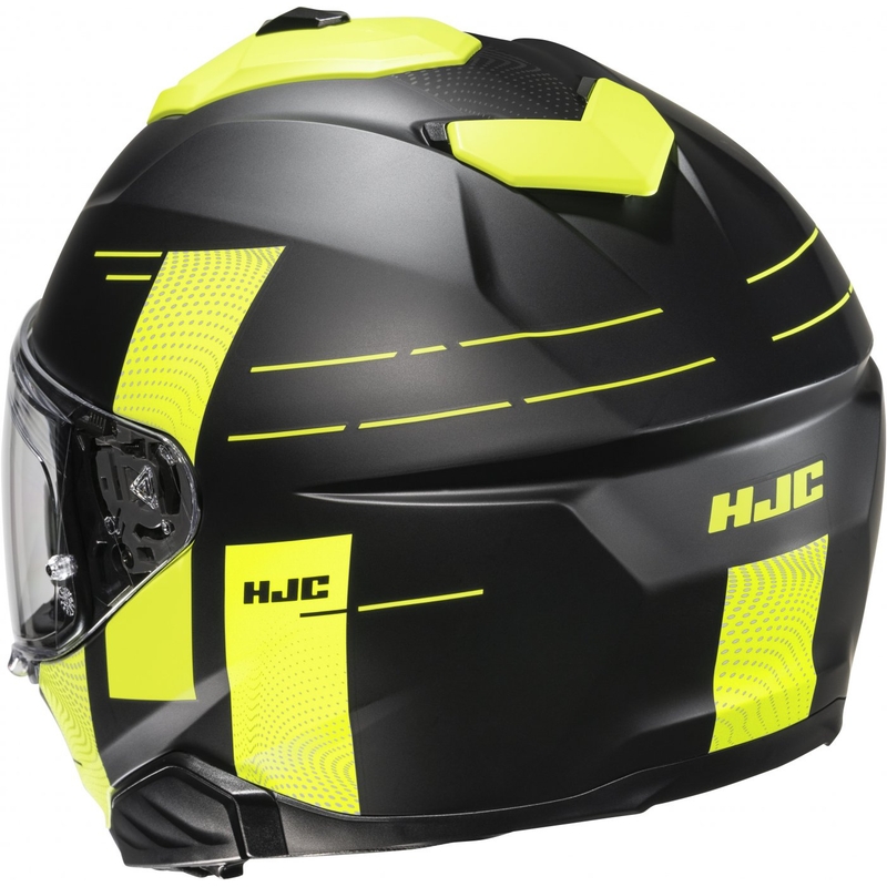 HJC i71 Peka MC3HSF zárt bukósisak fekete-fluo sárga kiárusítás