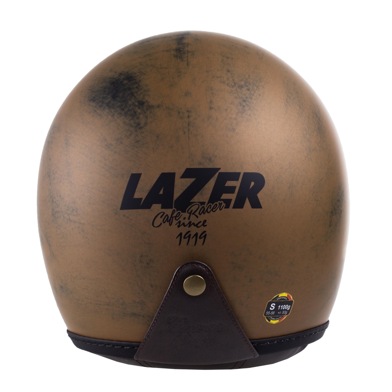 Lazer Mambo Evo Cafe Racer nyitott bukósisak matt barna kiárusítás