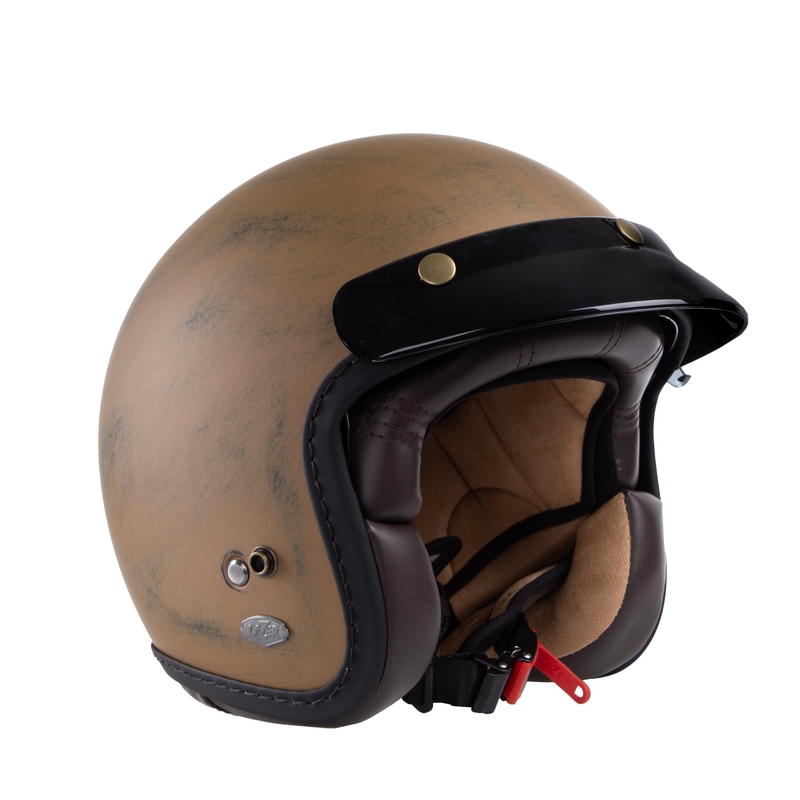 Lazer Mambo Evo Cafe Racer nyitott bukósisak matt barna kiárusítás