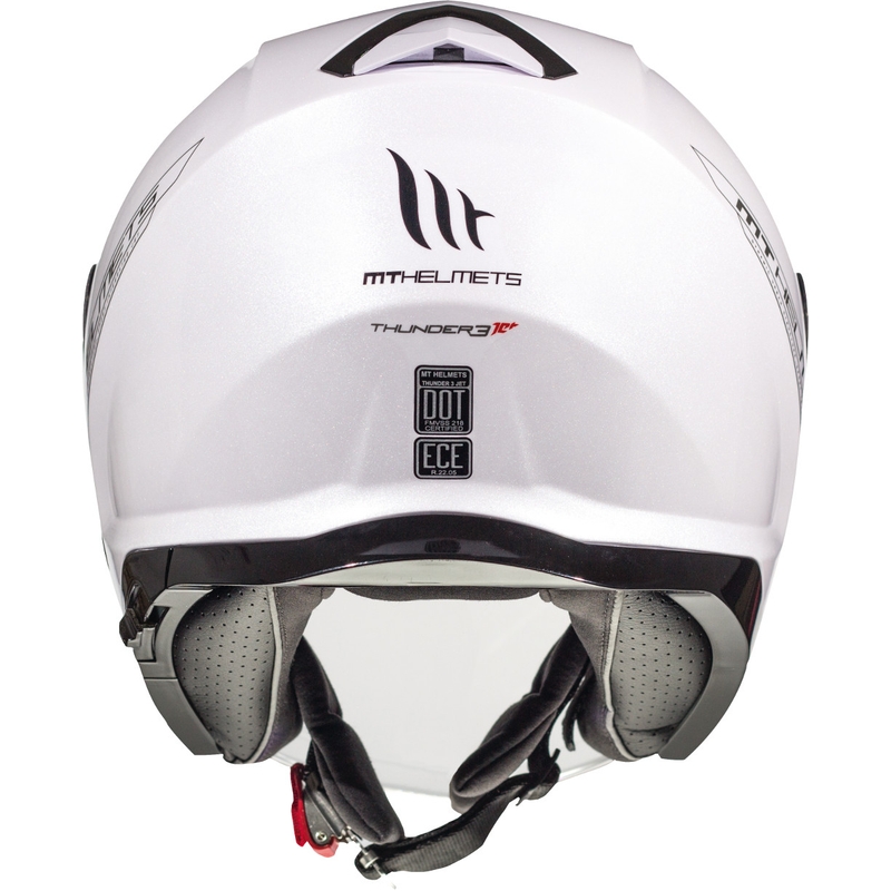 MT Thunder 3 SV Solid nyitott motoros sisak fehér kiárusítás