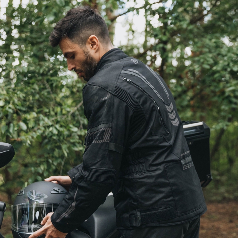 Ozone Tour III motoros kabát fekete