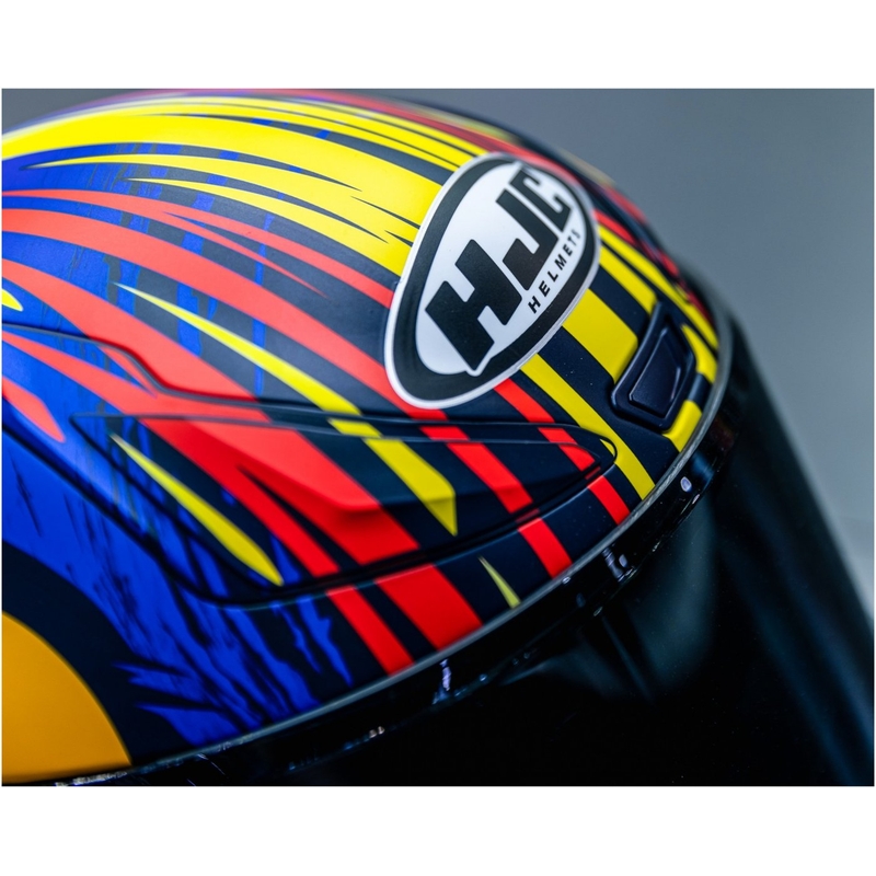 HJC RPHA 1 Redbull Jerez GP MC21SF zárt bukósisak piros-sárga-kék