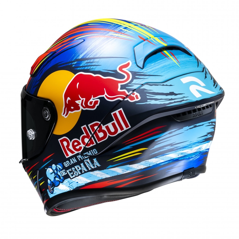 HJC RPHA 1 Redbull Jerez GP MC21SF zárt bukósisak piros-sárga-kék
