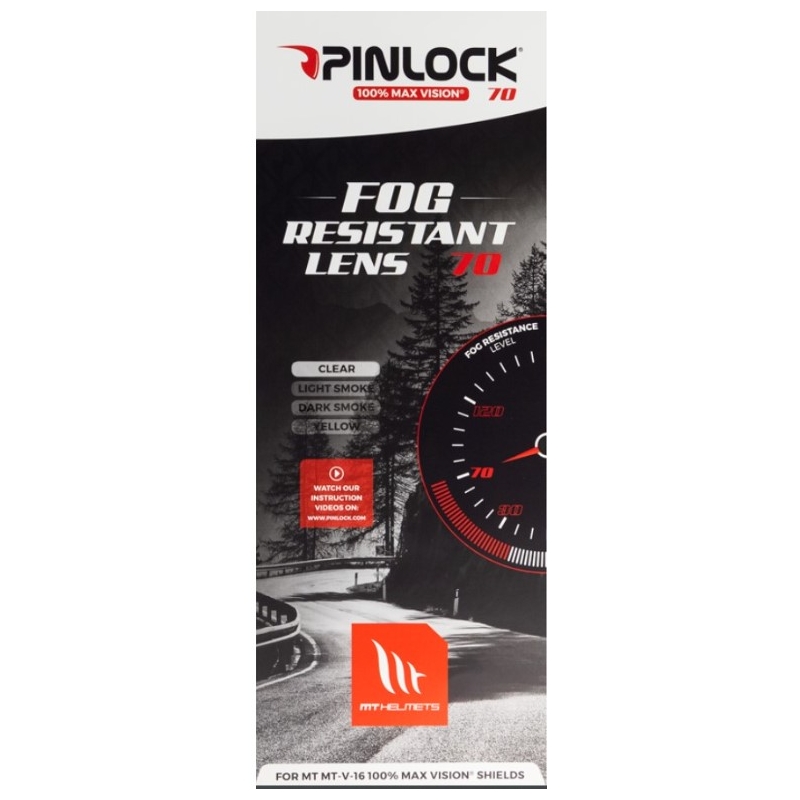 DKS 193 Pinlock MT-V-16 plexihez átlátszó