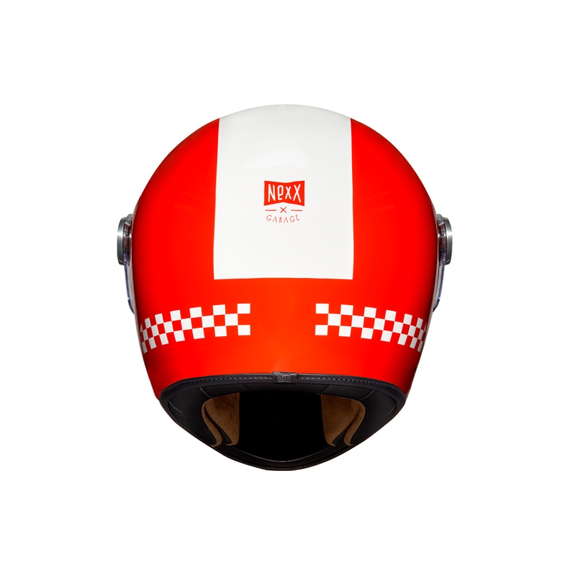 NEXX X.G100R Finish Line zárt bukósisak piros kiárusítás