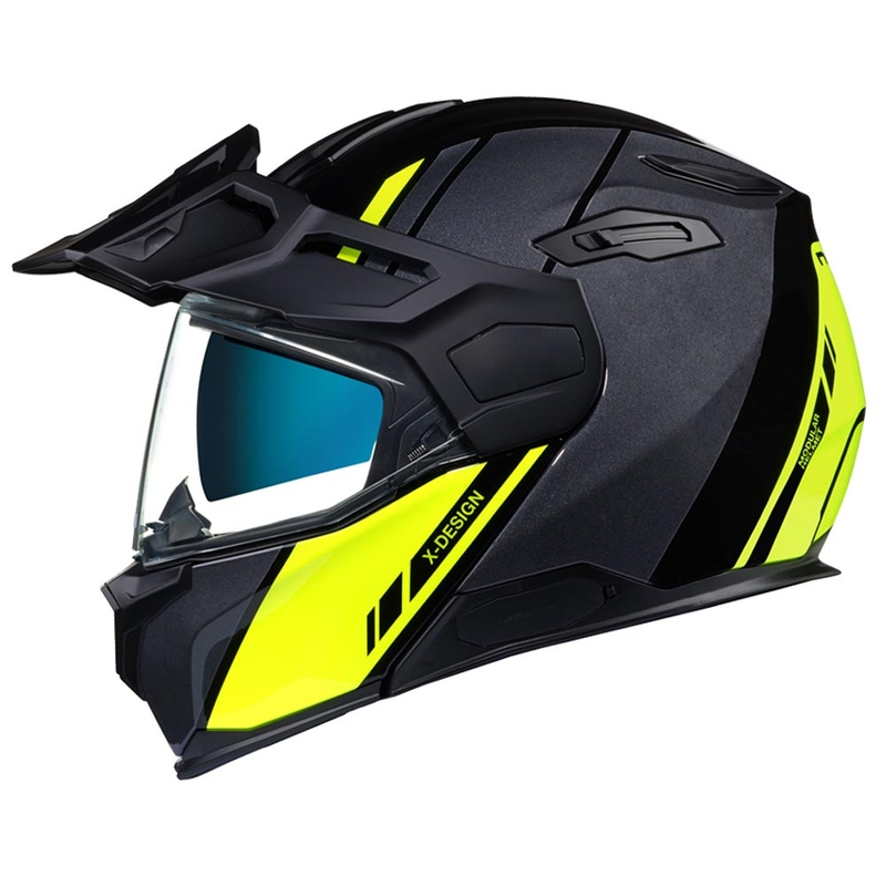 NEXX X.Vilijord Hi-Viz felnyitható bukósisak szürke-fluo sárga kiárusítás