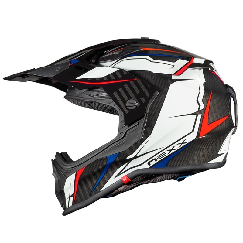 NEXX X.WRL Atika enduro bukósisak fekete-fehér-piros kiárusítás