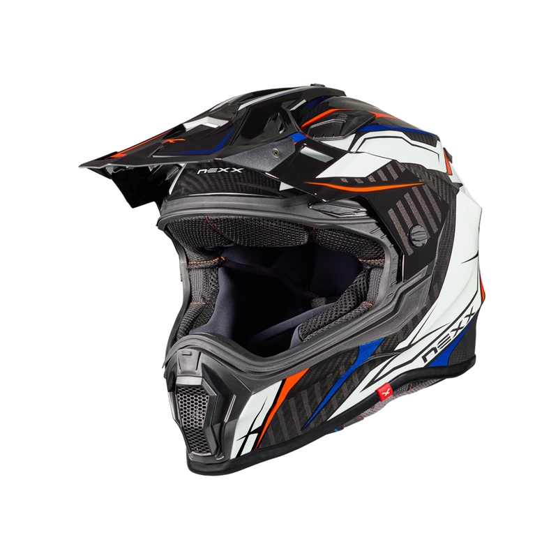 NEXX X.WRL Atika enduro bukósisak fekete-fehér-piros kiárusítás