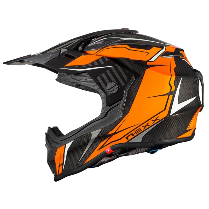 NEXX X.WRL Atika enduro bukósisak fekete-narancssárga kiárusítás