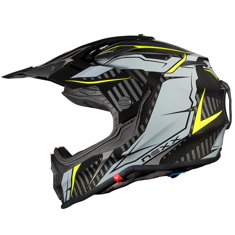 NEXX X.WRL Atika enduro bukósisak szürke-fluo sárga kiárusítás