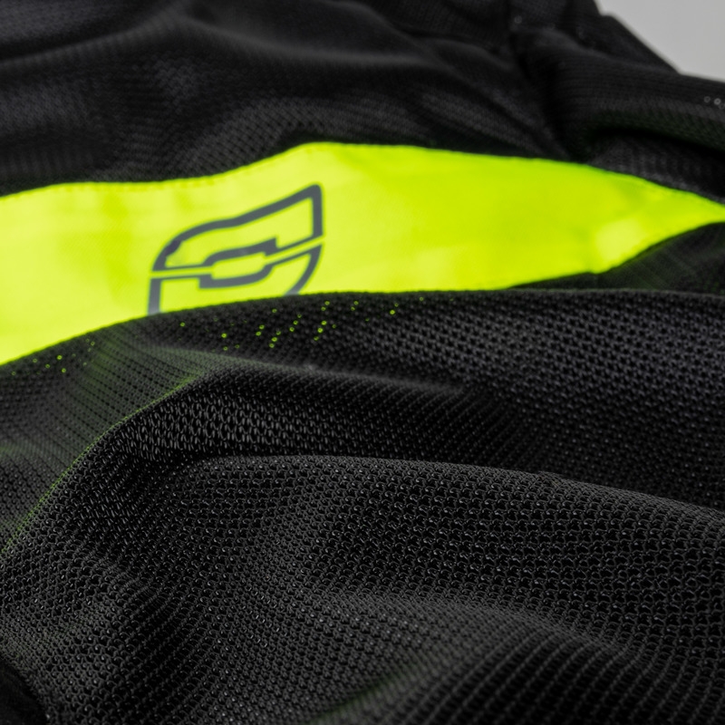 Ozone Dart motoros kabát fekete-fluo sárga