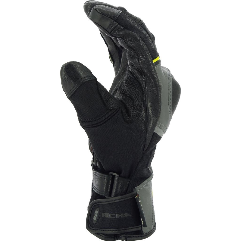 RICHA Atlantic Gore-Tex hosszú motoros kesztyű fekete-fluo kiárusítás