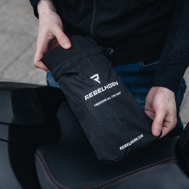 Rebelhorn Vandal motoros bőrkabát fekete-fluo sárga kiárusítás