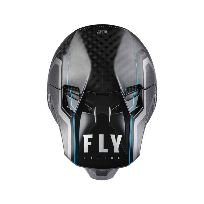 Motokrosová přilba FLY Racing Formula Axon černo-šedo-modrá