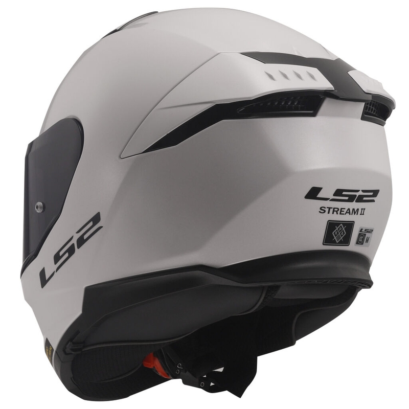 LS2 FF808 Stream II zárt motoros bukósisak fényes fehér