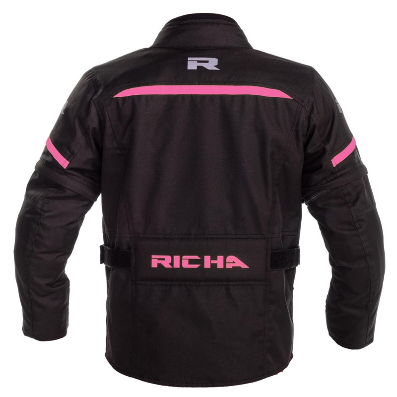 Dětská bunda na motorku RICHA Tipo černo-růžová výprodej