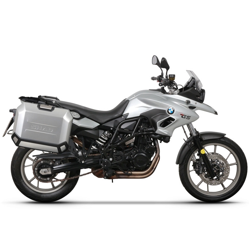 Complete set of 36L / 47L SHAD TERRA aluminum side cases, including mounting kit SHAD BMW F 650 GS / F 700 GS/ F 800 GS (2008 - 2018)