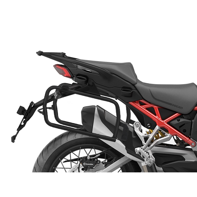 Complete set of 36L / 47L SHAD TERRA aluminum side cases, including mounting kit SHAD Ducati Multistrada 1200 V4