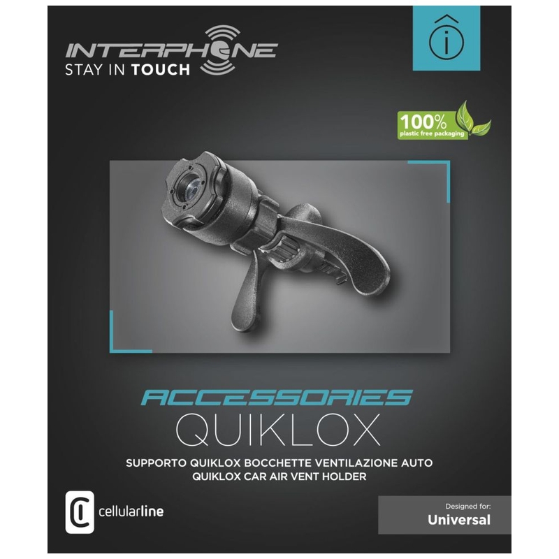 Interphone QUIKLOX szellőzőrendszere szerelhető tartó