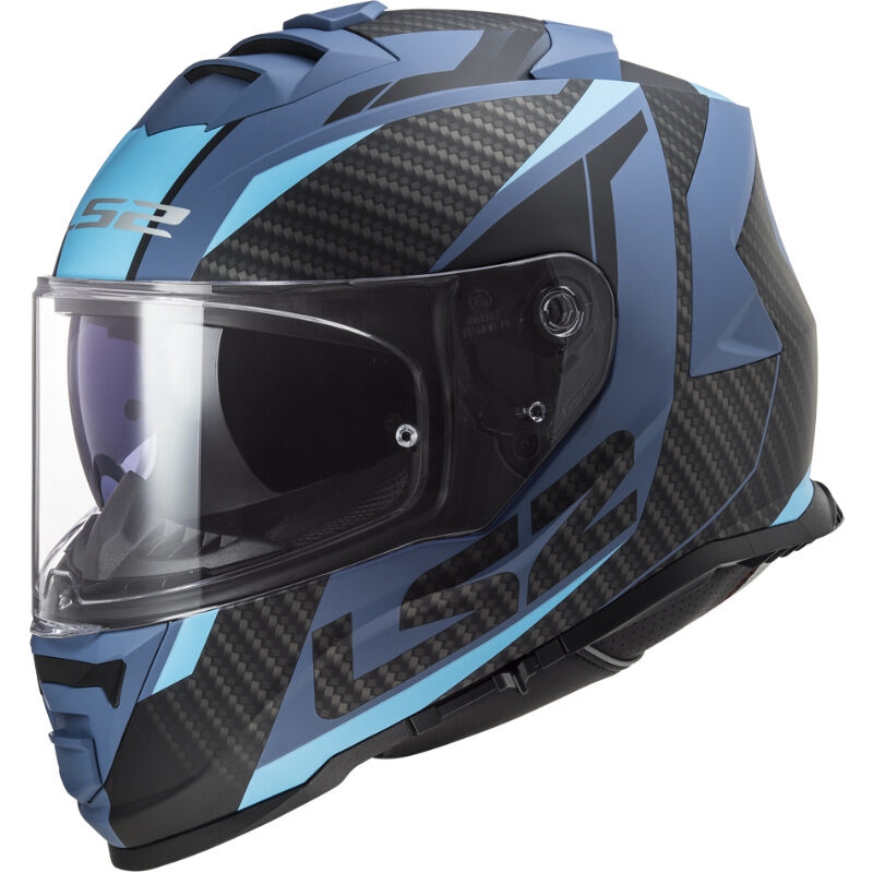 LS2 FF800 Storm II Racer zárt bukósisak fekete-kék