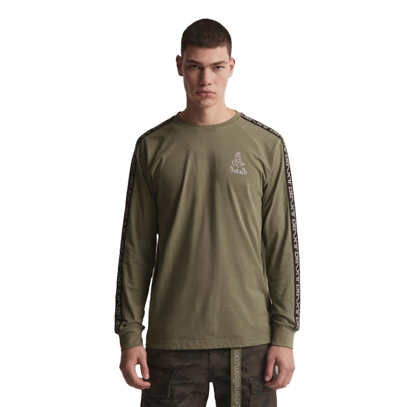 DAKAR DKR LG STRAP hosszú ujjú póló khaki