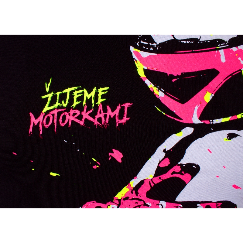 MotoZem - Žijeme motorkami gyerek lány póló