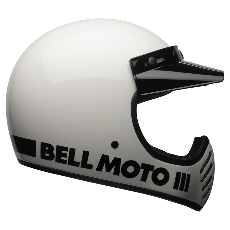 Bell Moto-3 Classic motoros bukósisak fehér