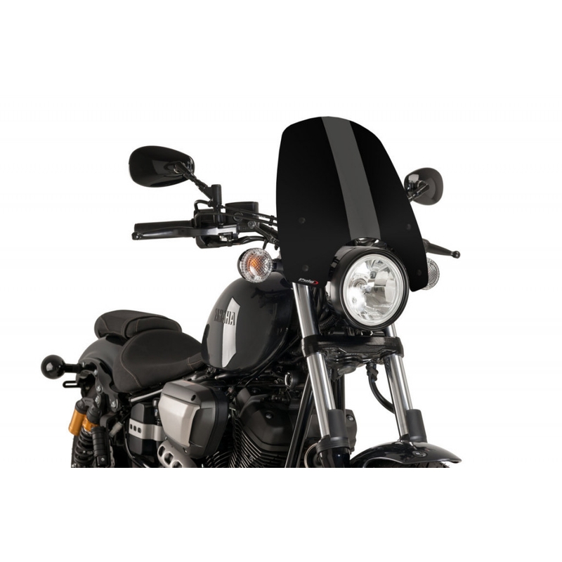 Windshield PUIG NEW. GEN TOURING fekete részére YAMAHA XV 950 2014-2020