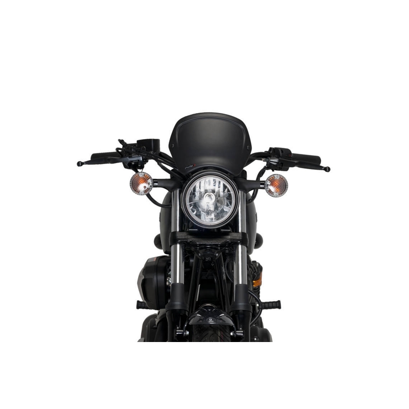 Windshield PUIG FRONTAL PLATE matt black