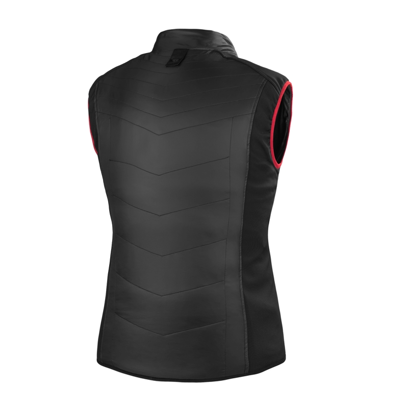 Shima Powerheat Vest női fűthető mellény fekete-piros