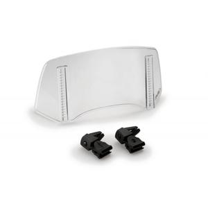 Multiadjustable visor PUIG 2.0 20764W clip-on transparent