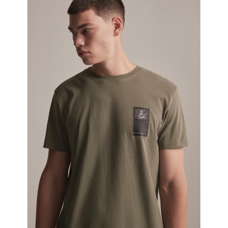 DAKAR DKR Patch póló khaki
