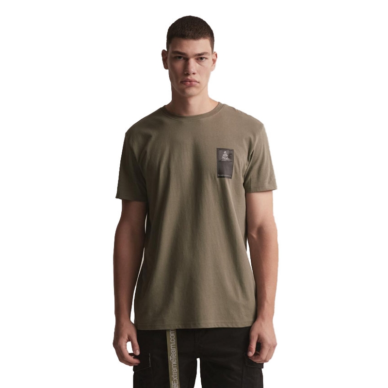 DAKAR DKR Patch póló khaki