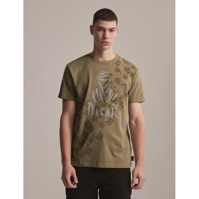 Tričko DAKAR DKR AU 03 khaki