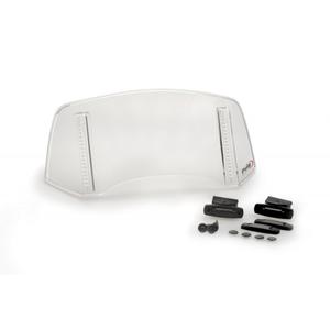 Multiadjustable visor PUIG 2.0 20763W fixed by screws áttetsző