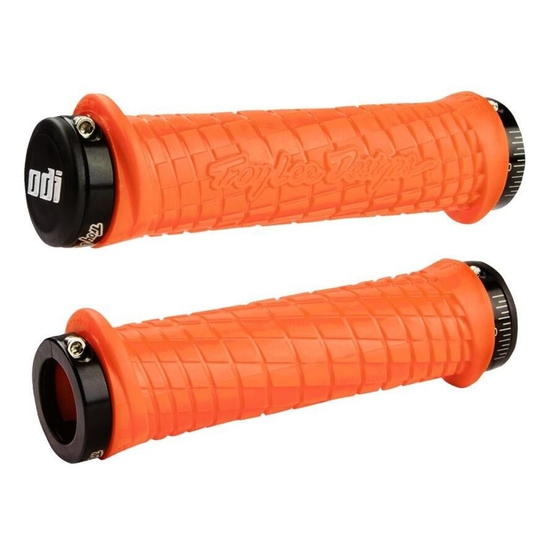 ODI TROY LEE DESIGNS SIGNATURE ATV LOCK-ON markolat narancssárga-fekete
