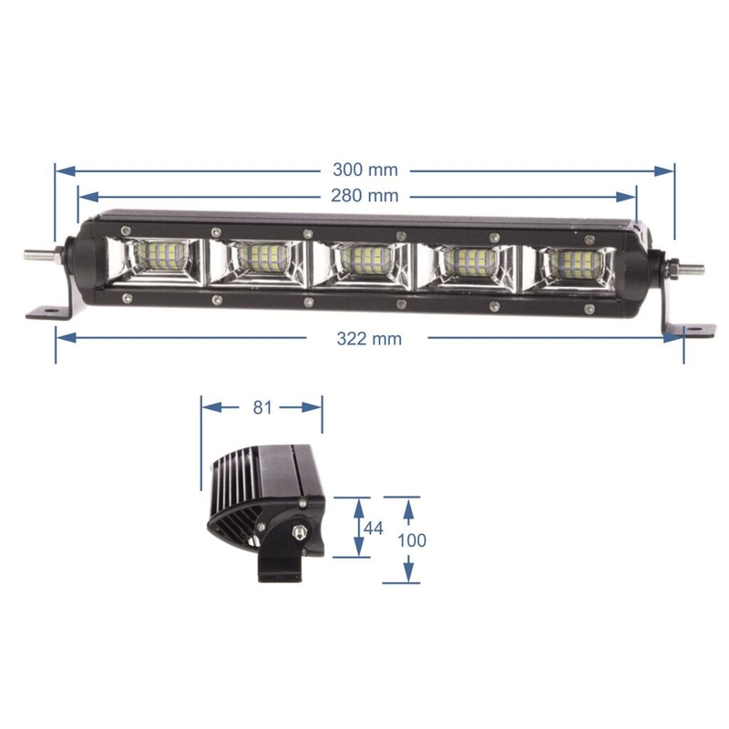 SHARK LED LIGHT BAR , ETI LED, 11",50W LED fényrámpa
